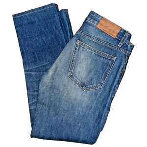 Norman Russell Selvedge Jeans USA 32/270 Beach Wash Straight Fit 27x28 Denim